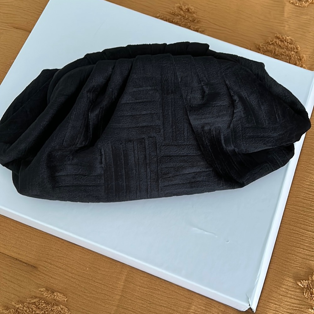 Black Velvet Clutch